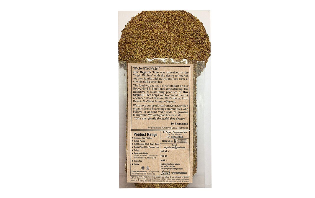 Our Organik Tree Alfalfa Seeds    Pack  200 grams
